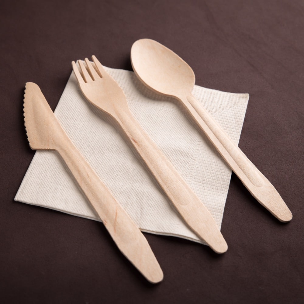 forchette in legno monouso biodegradabili
