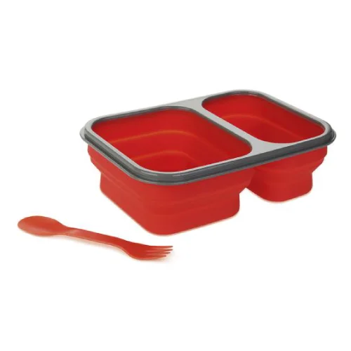 lunchbox in plastica con posate