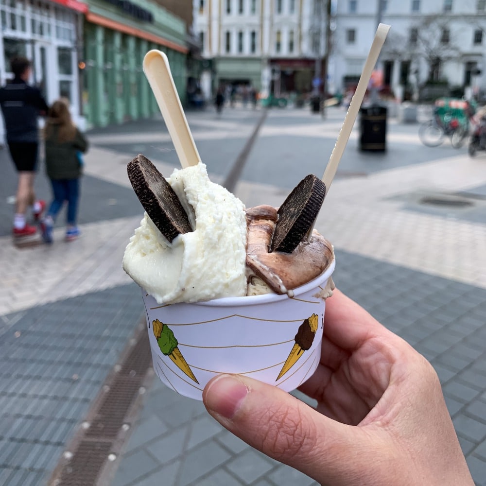vaschetta per gelato a basso impatto ambientale