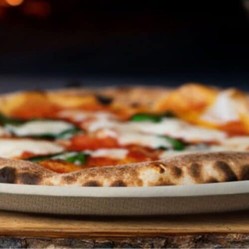 piatti pizza monouso compostabili