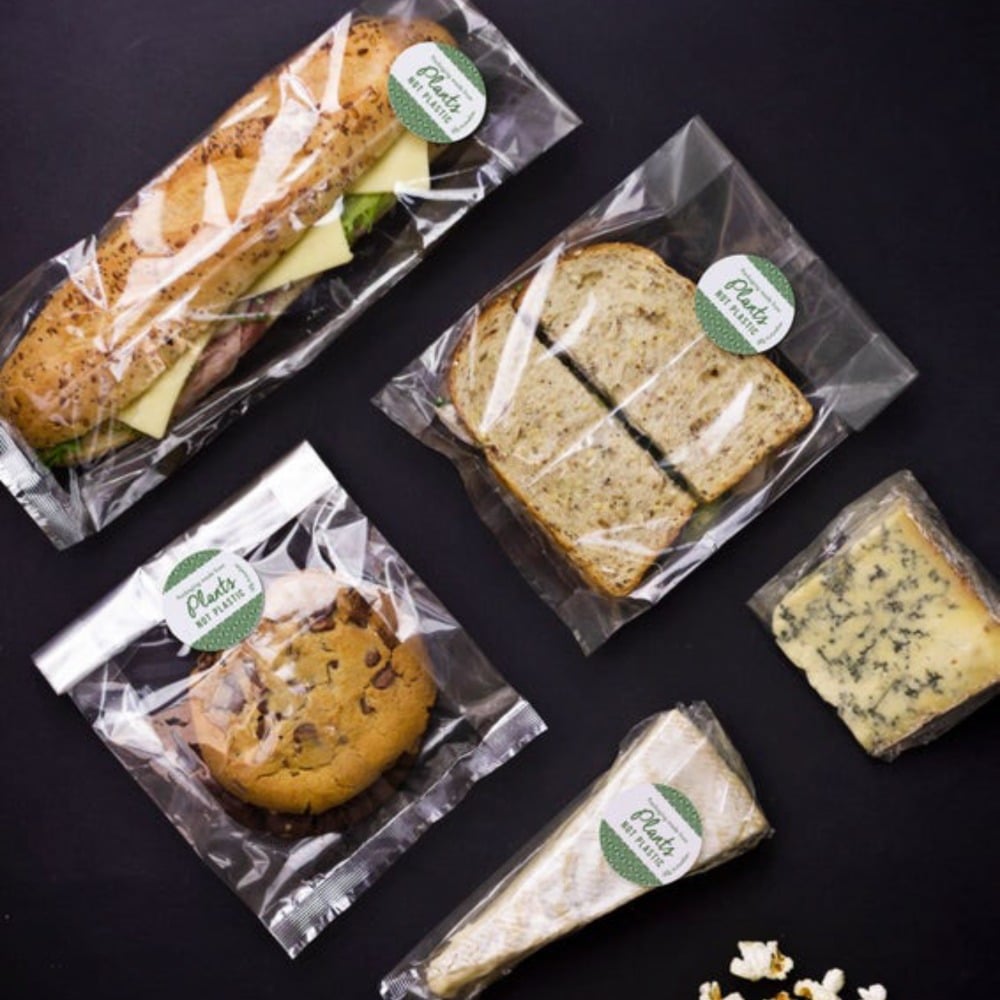 sacchetti in cellophane trasparente plastic free