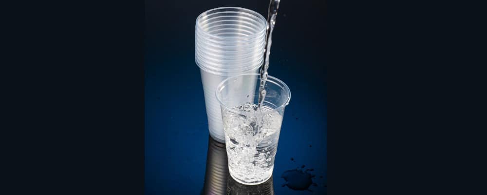 Bicchieri da acqua biodegradabili usa e getta