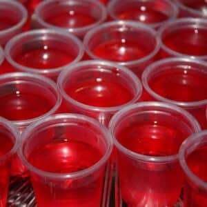 bicchieri da degustazione in bioplastica