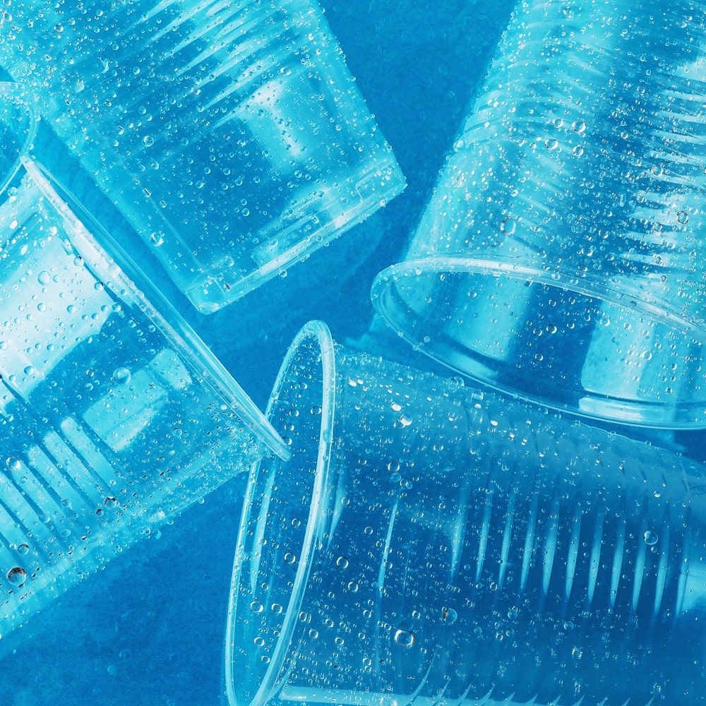 Bicchieri trasparenti per acqua o vino biodegradabili da 150 ml