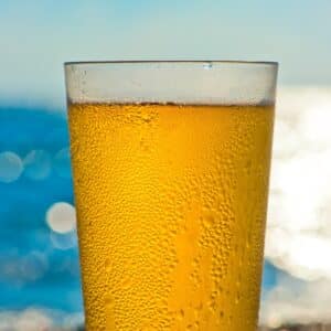 bicchiere boccale da birra trasparente in PP