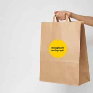 Shoppers personalizzate in carta riciclata