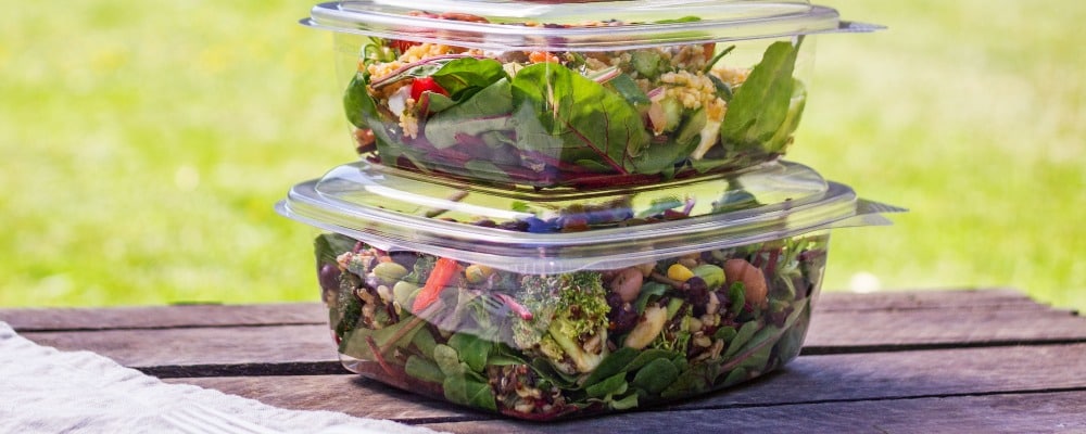 Vaschette plastica biodegradabile per alimenti
