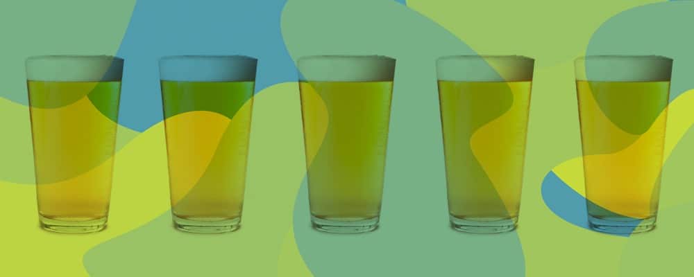 bicchieri birra in plastica dura