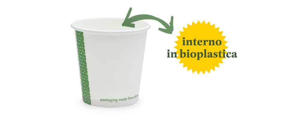 Bicchieri caffè di carta usa e getta 
