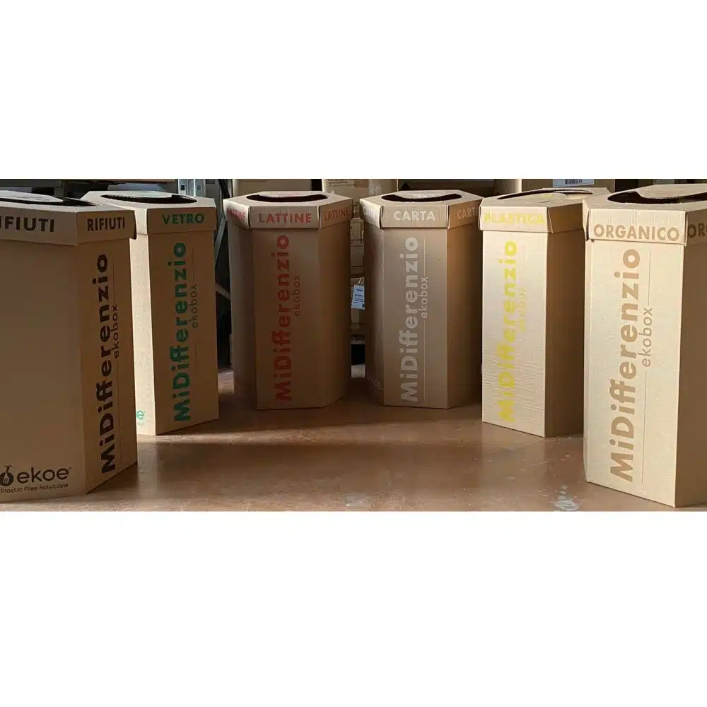 bidoni raccolta differenziata organico plastic free