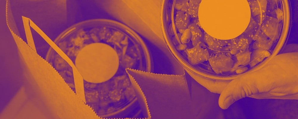 ciotole poke in cartoncino