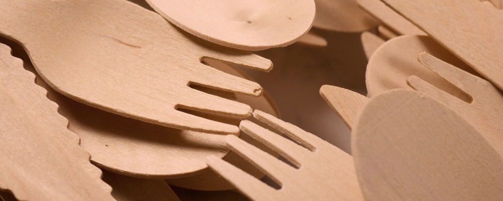 posate in legno monouso 