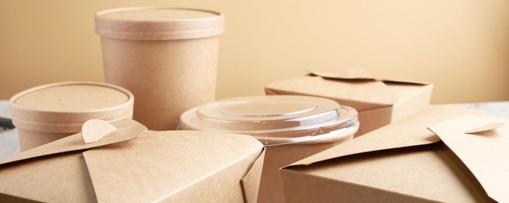 scatole per alimenti in cartone