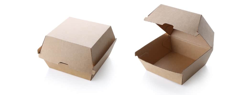 scatole per alimenti da asporto