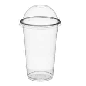 bicchieri usa e getta con coperchio a cupola con foro 500 ml