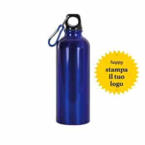 Borraccia blu personalizzata