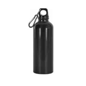 Borraccia nera personalizzata in alluminio 750 ml