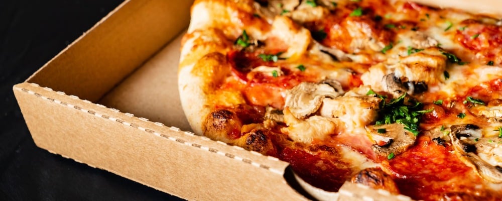 cartoni pizza asporto