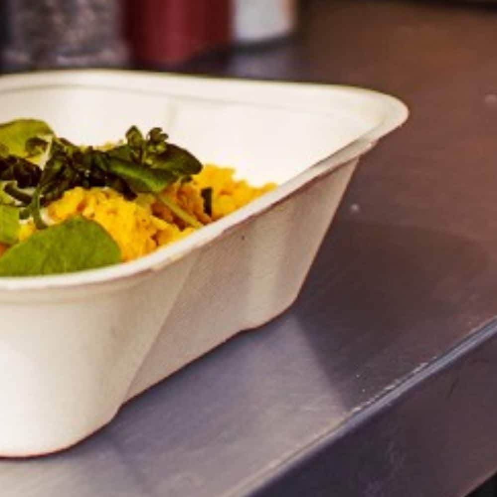 piatti con coperchio ecologici monouso
