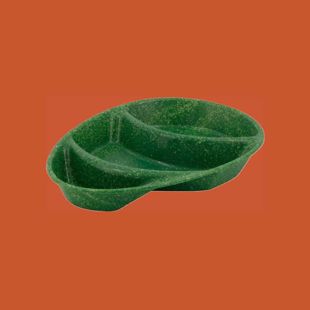 piatti riutilizzabili tre scomparti ecologici