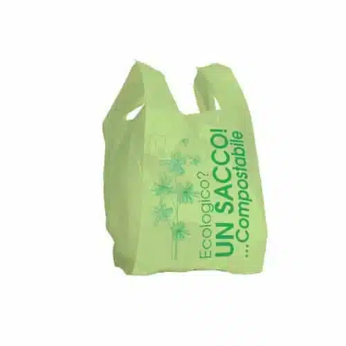 Shopper biodegradabili e compostabili maxi verdi 30x60 cm 4 Kg - Ekoe ®