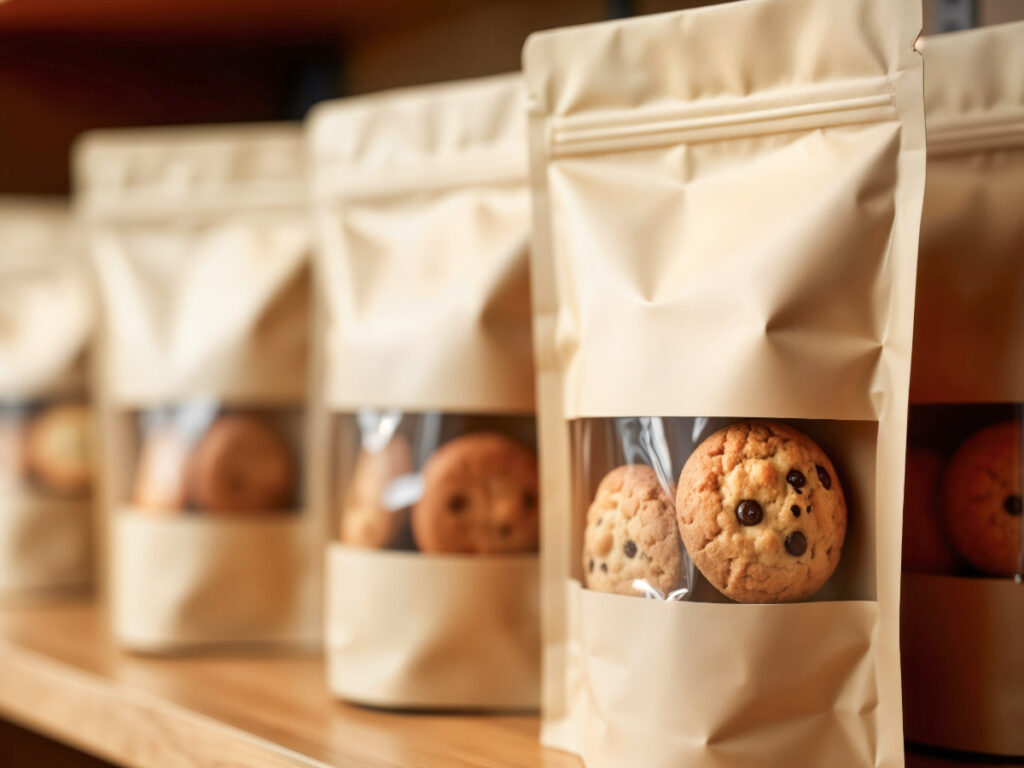 Sacchetti e confezioni compostabili per pasticcerie e panifici, ideali per un packaging sostenibile