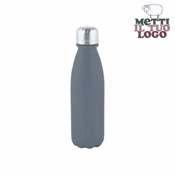 Borraccia 500 ml personalizzata in alluminio nero