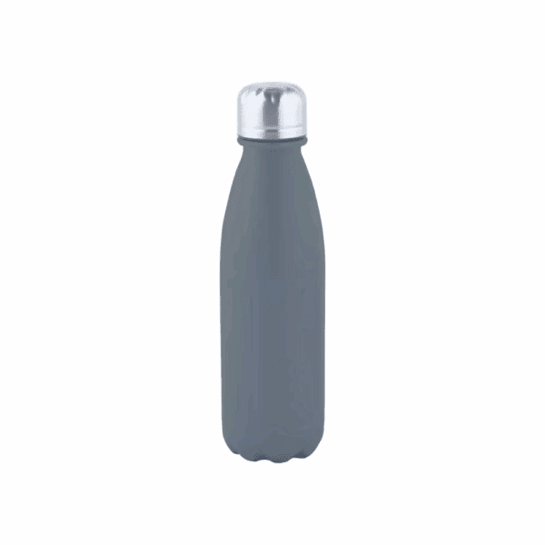 Borraccia in alluminio e acciaio nera 500 ml