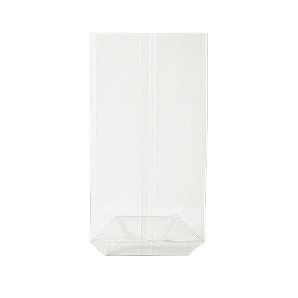 Buste trasparenti compostabili Natureflex 15x5x24 cm, confezione da 1000 pezzi.