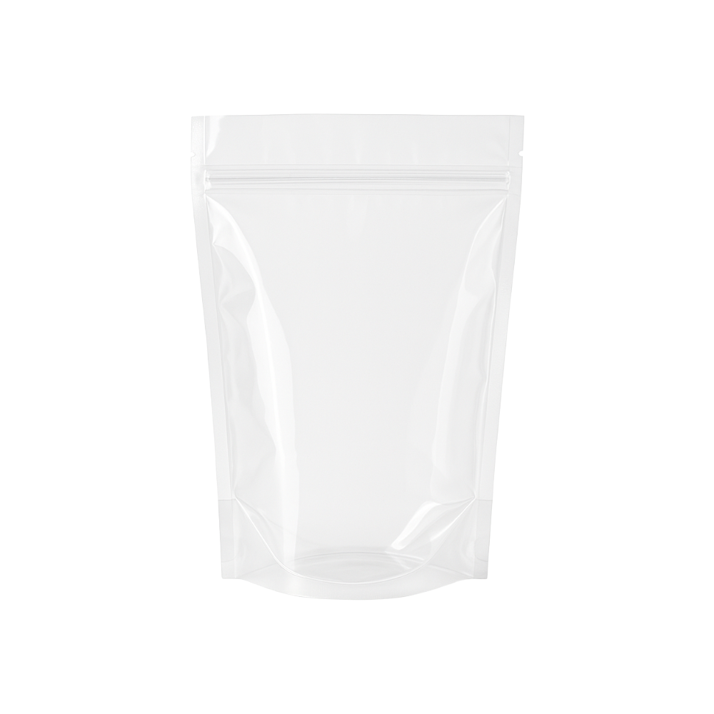 Sacchetti stand up compostabili per sottovuoto alimenti 10x5,5x15 cm - confezione da 2000 pezzi