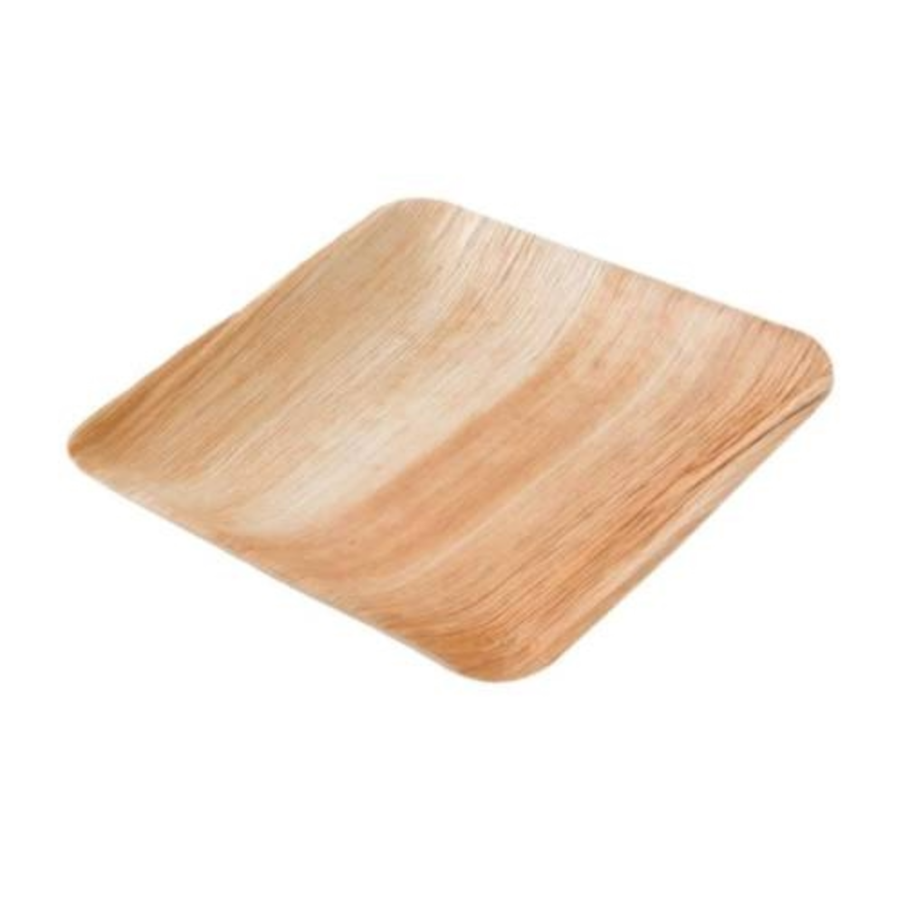 Lot De 6 Assiettes Creuses Carrées En Verre Opale - 23x23 Cm - Victionary Dumplings