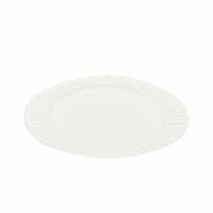 Assiettes en papier BioCoated ø 15 cm, lot de 100, compostables et biodégradables.