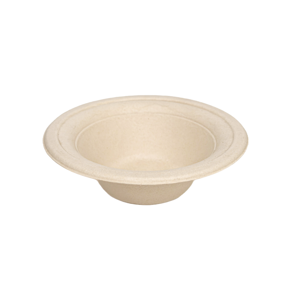 Bols à soupe en fibre de cellulose, 340 ml, lot de 100, compostables et biodégradables.