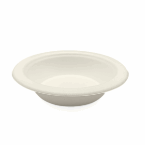 Bols en pulpe avec bord en PLA 400 ml, lot de 100, compostables.