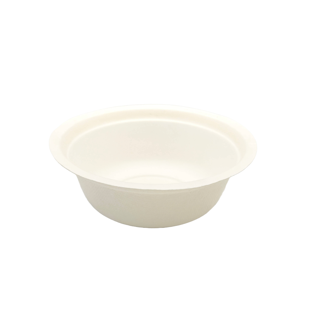 Bols en pulpe de cellulose et PLA 250 ml, lot de 125, compostables.