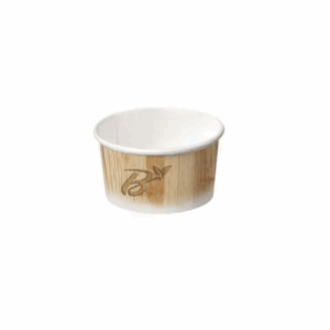 Coupes à glace biodégradables 230ml en papier blanc et PLA - lot de 129.