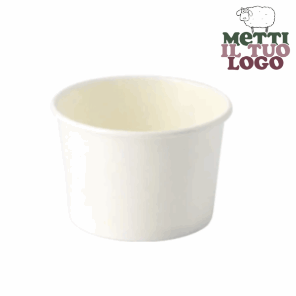 Coupes à glace personnalisées en carton et Pla 245 ml
