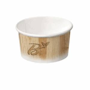 Coupes en papier biodégradables Havana 155ml et 390ml pour crème glacée
