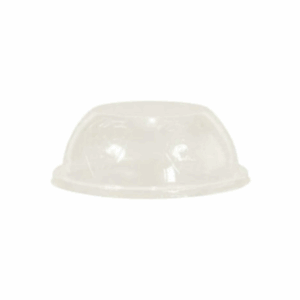 Couvercles biodégradables PLA pour pots de glace 250cc - Lot économique de 600 unités.