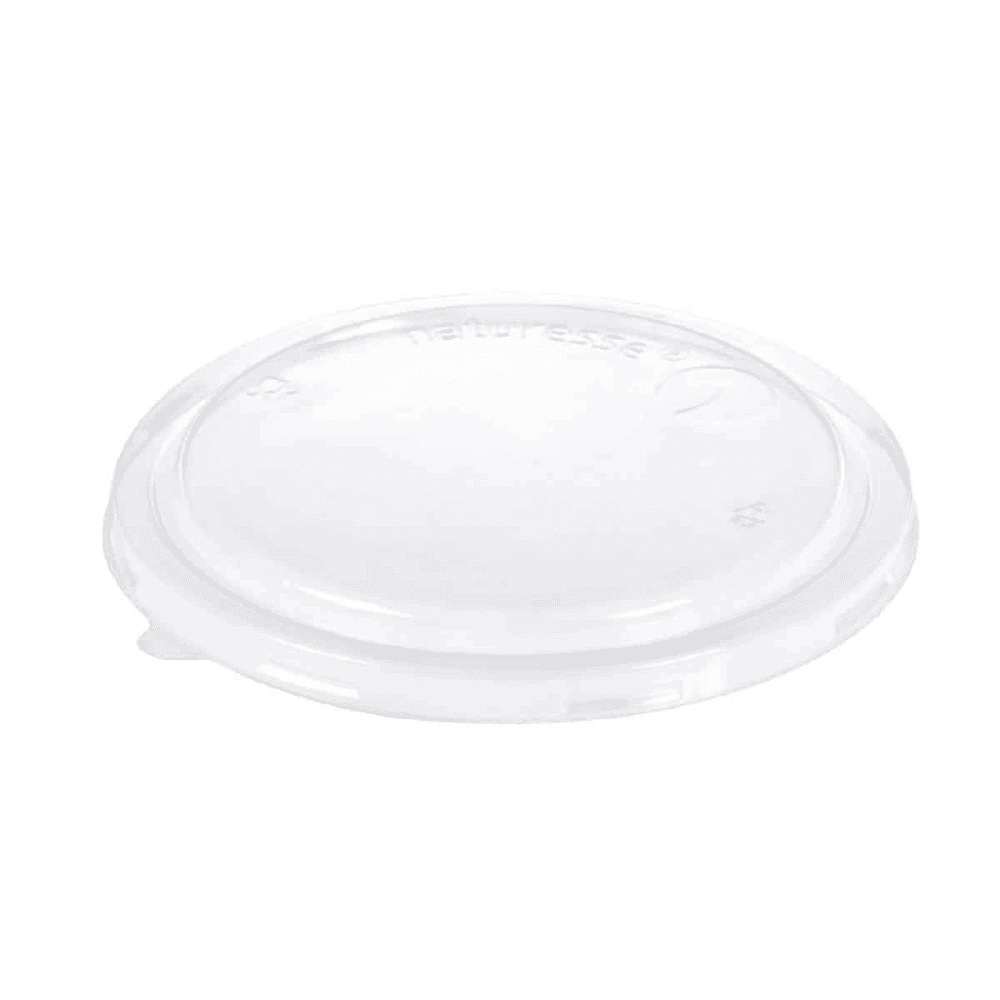 Couvercles compostables en PLA pour saladiers 1200 ml, lot de 100.