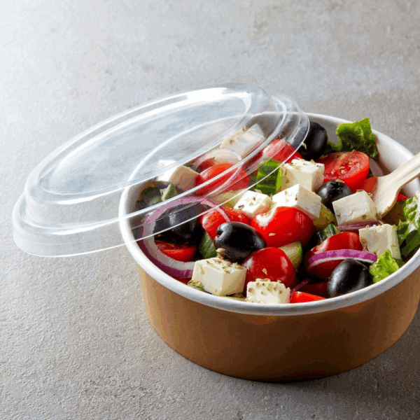 Couvercles biodégradables sans plastique certifiés Uni En 13432.