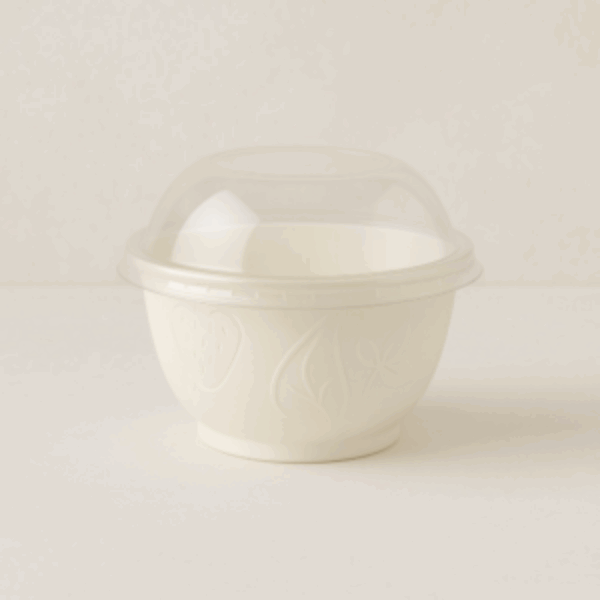 600 couvercles PLA pour gobelets à glace 200 ml
