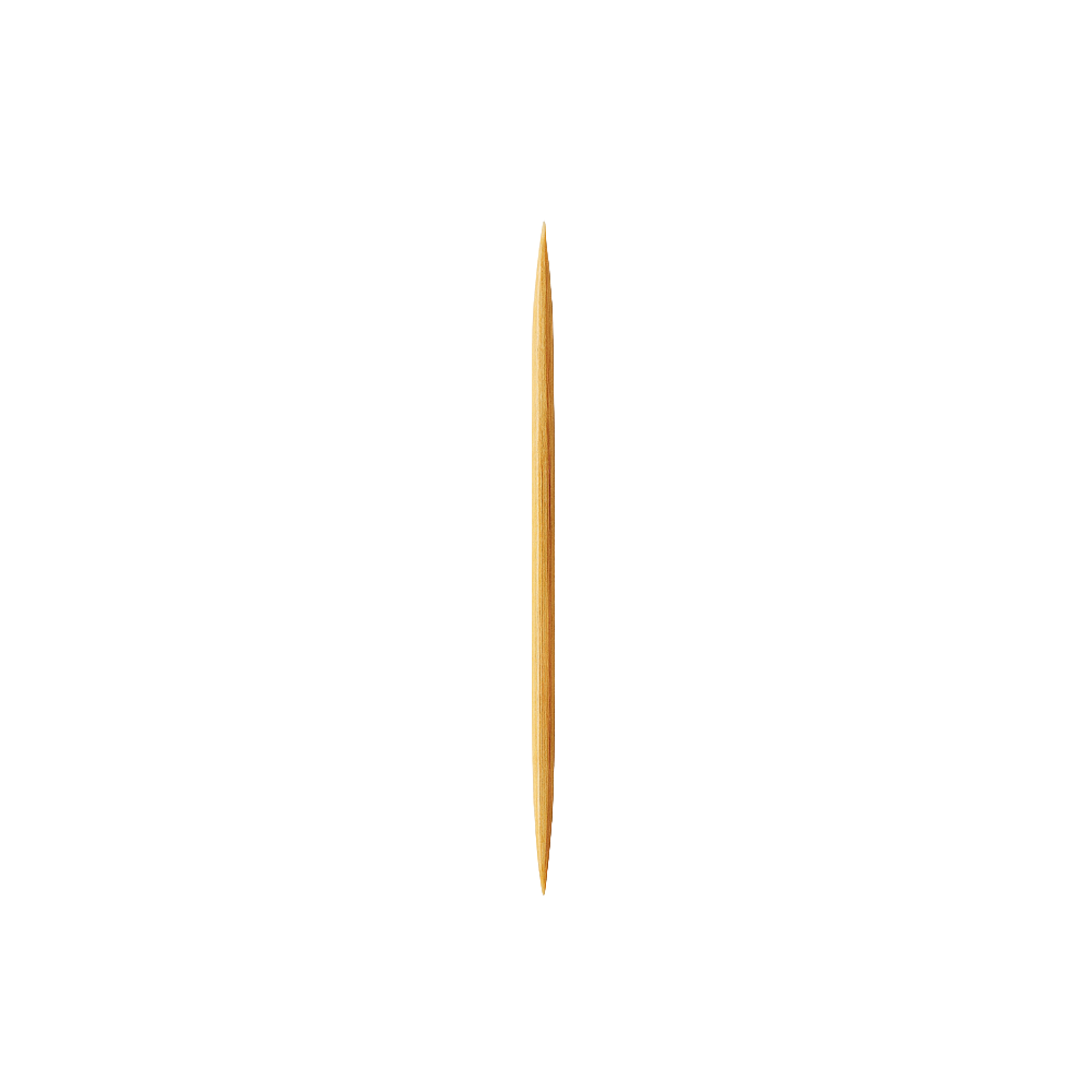 Cantini LIFE CHIC – 300 Cure-dents En Bois Double Pointe – Emballés Individuellement, 6,5 Cm
