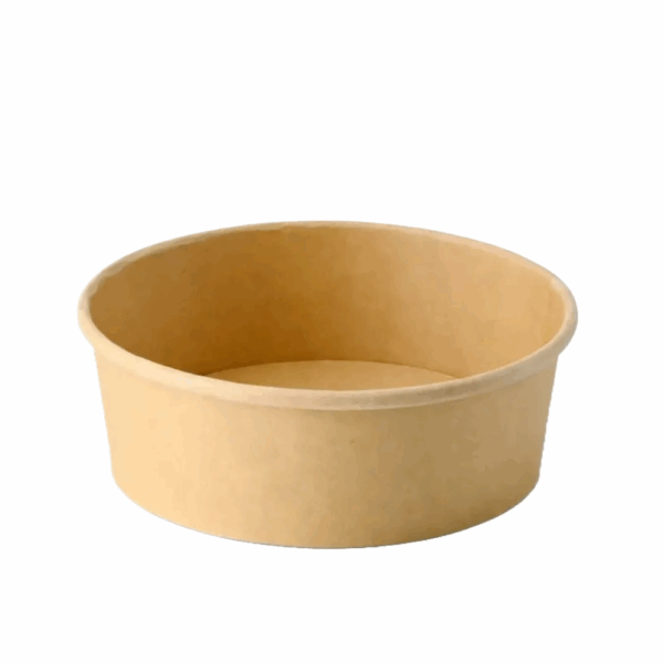Gamelles en kraft et PLA compostables 400 ml, lot de 150.