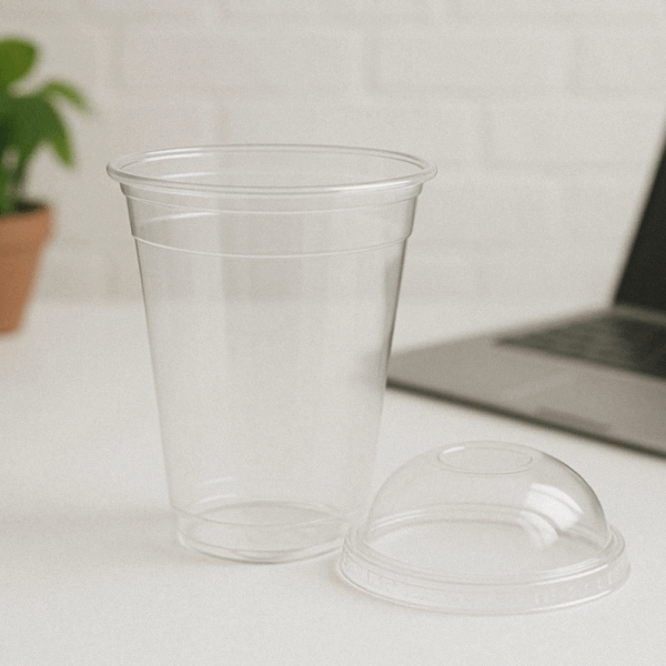 Gobelets compostables sans trou 530 ml 100 pcs – Image 3
