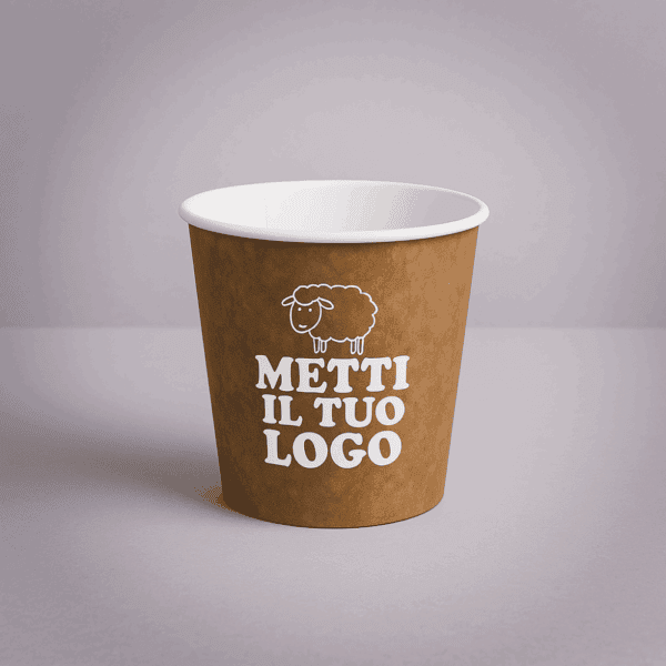 Gobelets en carton havane personnalisés pour tisanes 280 ml – Image 2