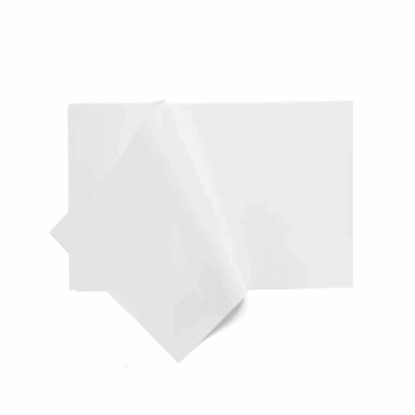 Feuilles de papier alimentaire blanc 38x25 cm pour contact direct - Lot de 10 kg