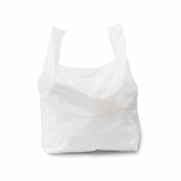 Sacs personnalisés en Materbi, certifiés sans plastique et compostables.
