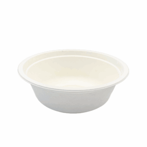 Petits bols en pulpe de cellulose et PLA, 350 ml, lot de 100, compostables.