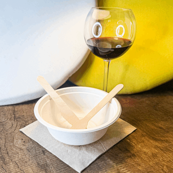 Pulpe de cellulose et PLA petits bols 350 ml 100 pcs – Image 3